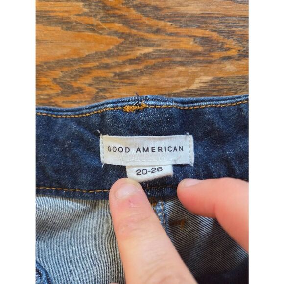 Good American Plus Size Always Fits Good Waist Skinny Jean In Blue 821 Sz 20-26 - Picture 3 of 6